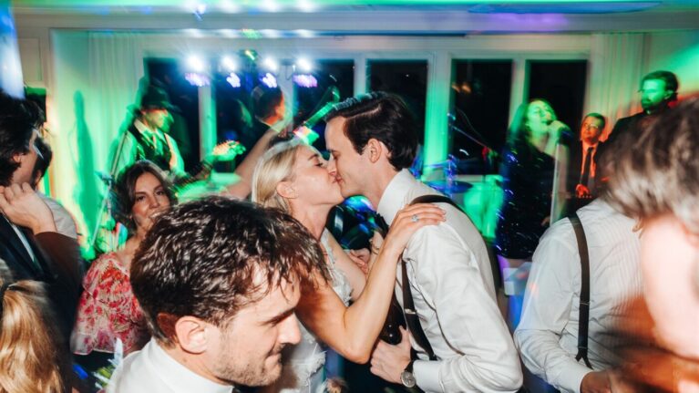 An intimate moment on the dance floor